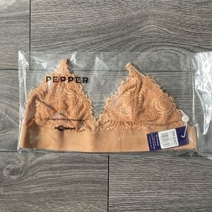 Pepper Everyday Lace Bralette - Tuscan Beige